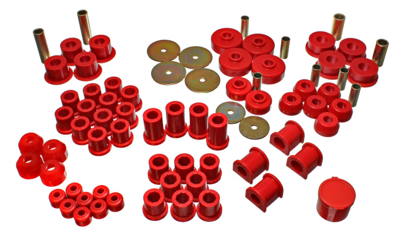 Energy Suspension 79-85 Toyota 4WD Pickup (Except T-100 & Tundra)  Red Hyper-Flex Master Bushing Set -  Shop now at Performance Car Parts