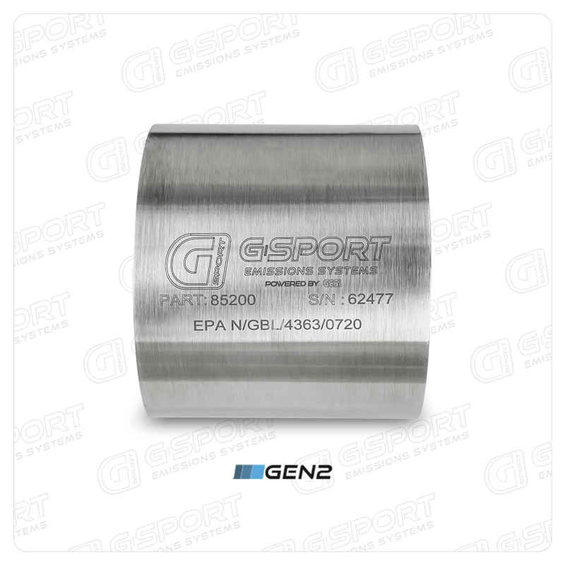 GESI G-Sport 400 CPSI GEN 2 EPA Compliant 4.5in x 4in High Output Substrate Only- 500-850HP -  Shop now at Performance Car Parts