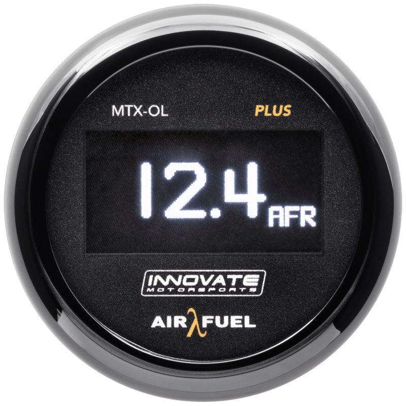 Innovate MTX-OL PLUS Wideband Digital Air/Fuel Ratio OLED Gauge Kit 8ft w/O2 Sensor -  Shop now at Performance Car Parts