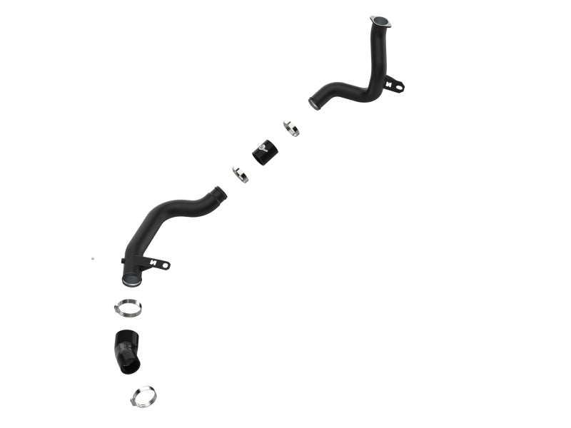 aFe 22-23 Hyundai Kona N L4 2.0L (t) BladeRunner 2-1/4in to 2-1/2in Aluminum Hot Charge Pipe - Black -  Shop now at Performance Car Parts