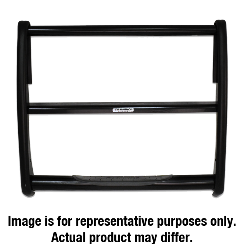 Go Rhino 17-19 Ford F-250/F-350 Super Duty 3000 Series StepGuard - Black (Center Grille Guard Only) -  Shop now at Performance Car Parts