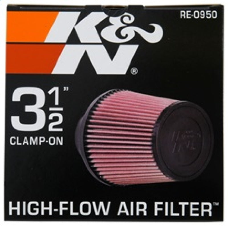 K&N Universal Rubber Filter 3 1/2inch ID FLG / 6inch Base / 4-5/8inch Top / 6inch Height -  Shop now at Performance Car Parts