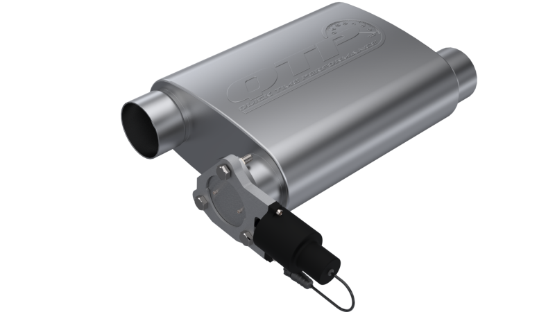 QTP 3in Weld-On 304SS Screamer Muffler w/Bolt-On QTEC Electric Cutout -  Shop now at Performance Car Parts