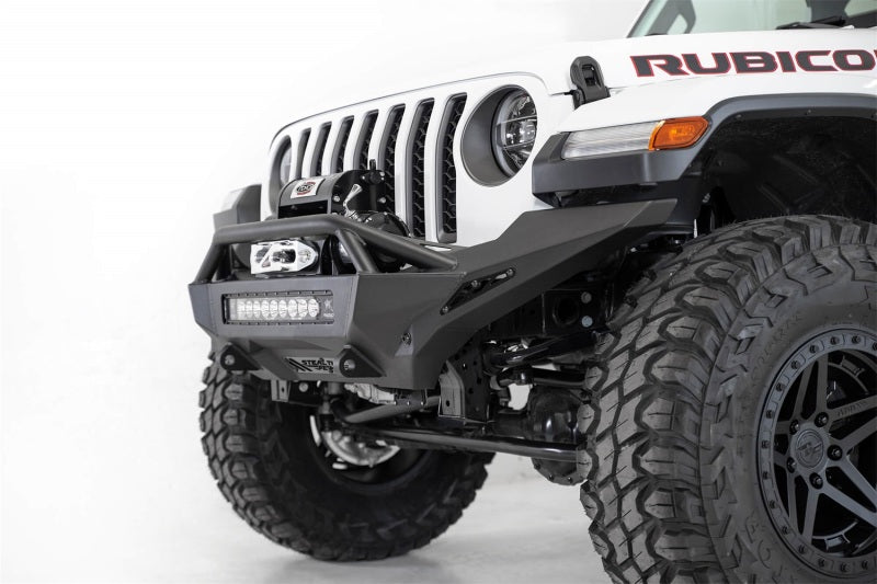 Addictive Desert Designs 2020 Jeep Gladiator JT Stealth Fighter Front Bump w/ Top Hoop & Winch Mount -  Shop now at Performance Car Parts