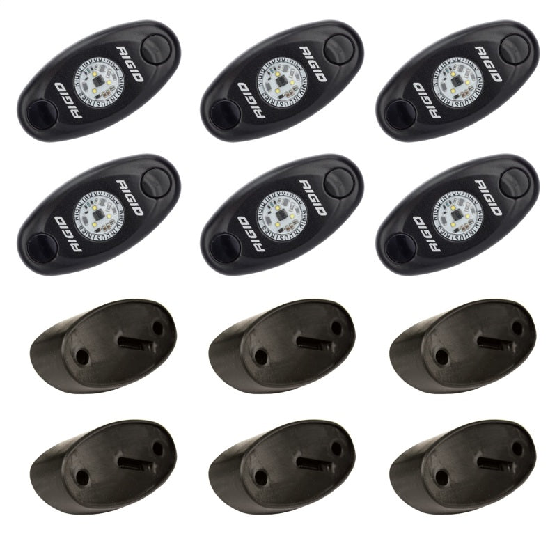 Rigid Industries Rock Light Kit- Amber (6 lights) -  Shop now at Performance Car Parts
