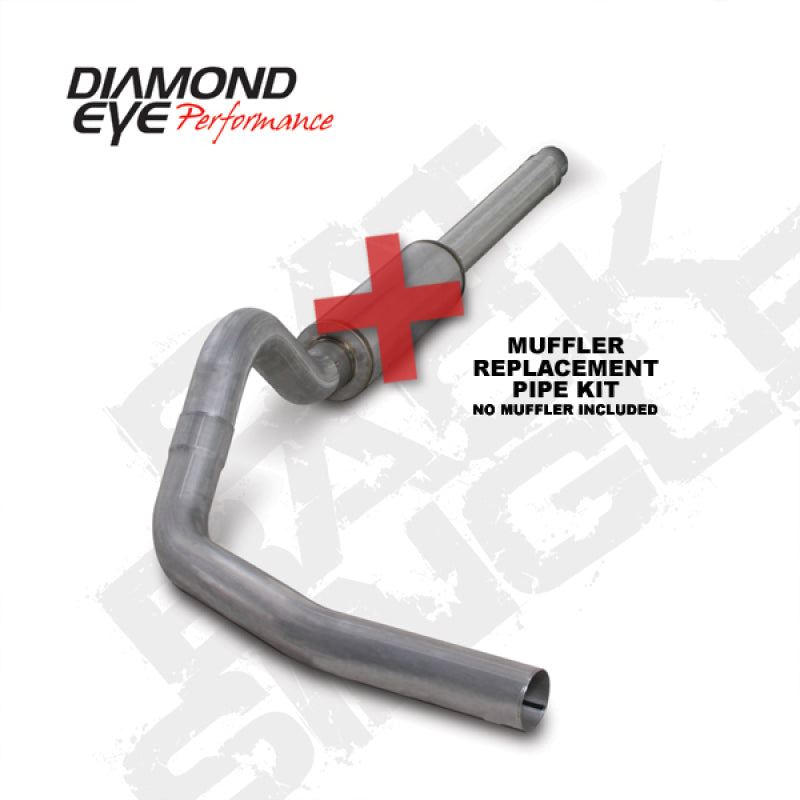Diamond Eye KIT 4in CB MFLR RPLCMENT PIPE SGL AL: 94-97 FORD 7.3L F250/F350 PWRSTROKE -  Shop now at Performance Car Parts