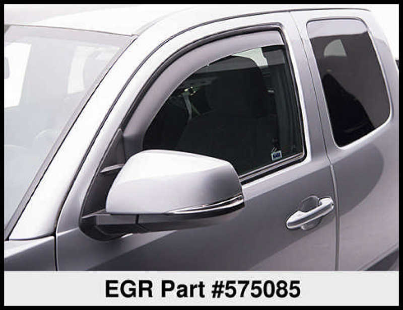 EGR 16-17 Toyota Tacoma In-Channel Window Visors - Matte (575085) -  Shop now at Performance Car Parts