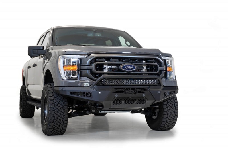 Addictive Desert Designs 2021 Ford F-150 HoneyBadger Front Bumper w/o Top Hoop -  Shop now at Performance Car Parts