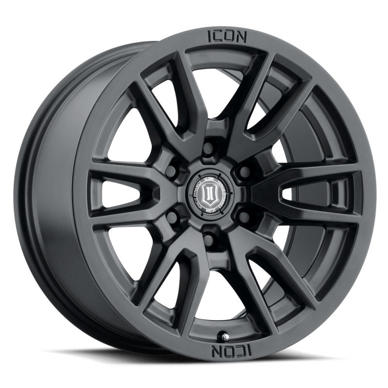 ICON Vector 6 17x8.5 6x135 6mm Offset 5in BS 87.1mm Bore Satin Black Wheel -  Shop now at Performance Car Parts