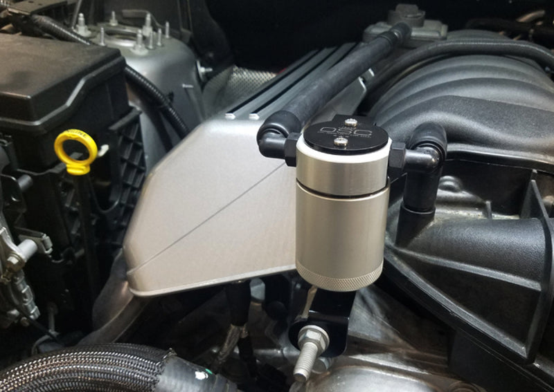 J&amp;L 11-24 Dodge Charger SRT 6.4L Hemi Passenger Side Oil Separator 3.0 - Clear Anodized -  Shop now at Performance Car Parts