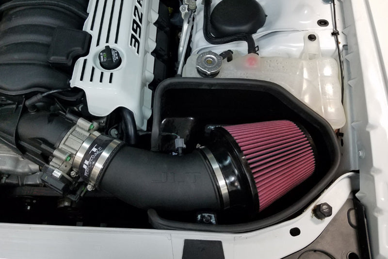 JLT 11-20 Dodge Charger 6.4L (w/o Shaker Hood) Series 2 Black Tex Cold Air Intake Kit w/Red Filter -  Shop now at Performance Car Parts