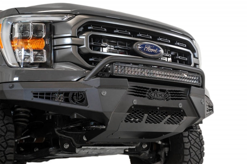 Addictive Desert Designs 2021 Ford F-150 HoneyBadger Front Bumper w/o Top Hoop -  Shop now at Performance Car Parts