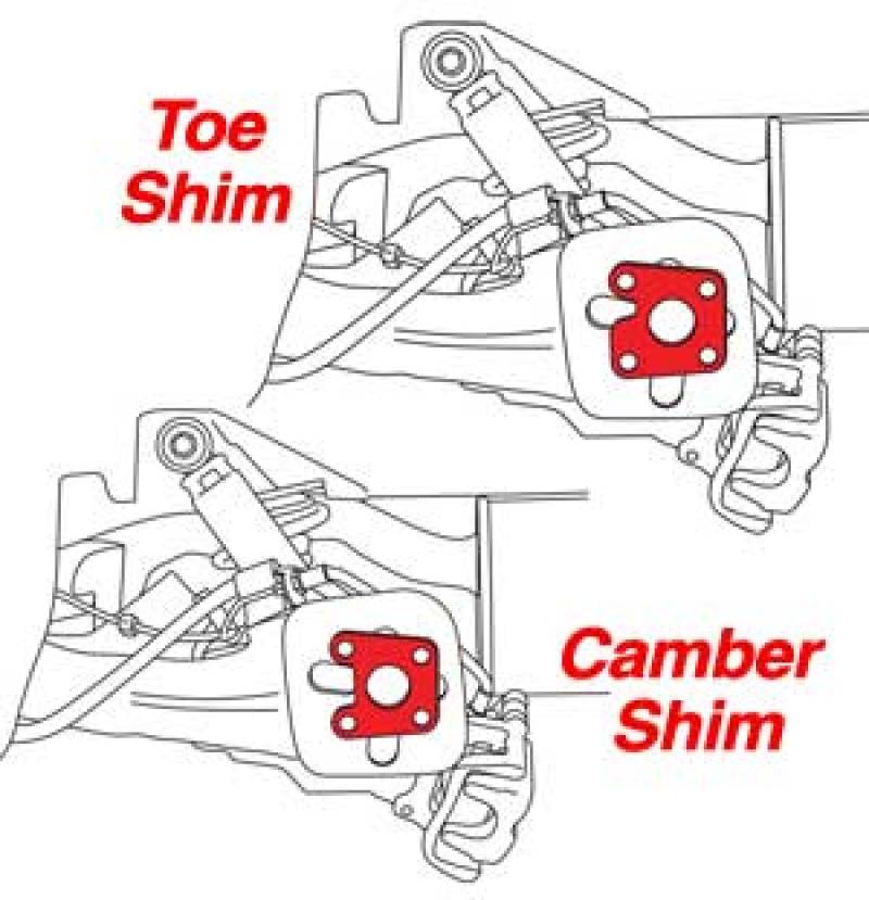 SPC Performance Fiat Rear Camber and Toe Shim Set (24 Shims) -  Shop now at Performance Car Parts