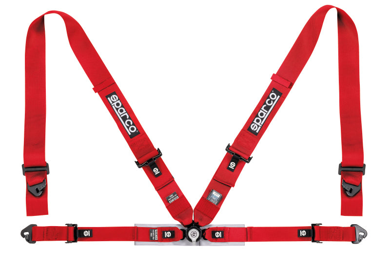 Sparco Belt 4Pt 3in/2in Competition Harness - Red -  Shop now at Performance Car Parts