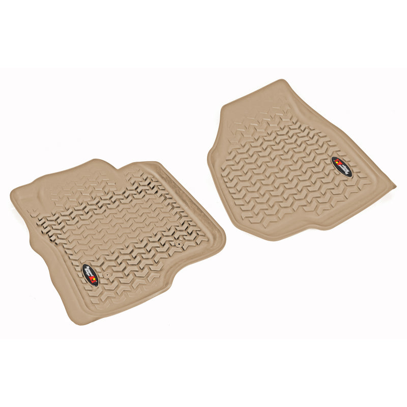 Rugged Ridge Floor Liner Front Tan 2011-2012 Ford F-250 / F-350 Regular / Extended -  Shop now at Performance Car Parts
