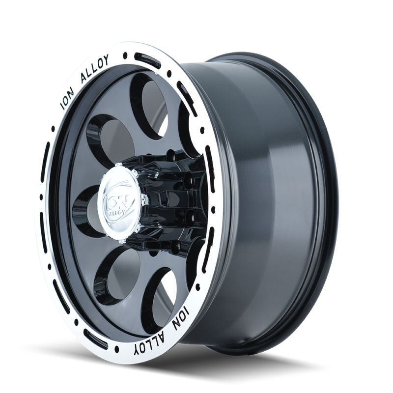 ION Type 174 17x9 / 5x127 BP / 0mm Offset / 83.82mm Hub Black/Machined Wheel -  Shop now at Performance Car Parts