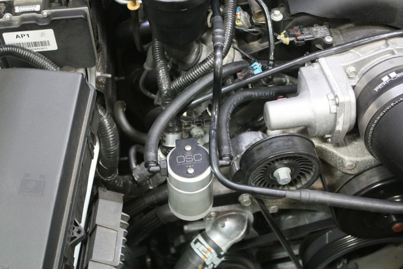 J&L 10-15 Chevrolet Camaro LS3 6.2L Passenger Side Oil Separator 3.0 - Clear Anodized -  Shop now at Performance Car Parts