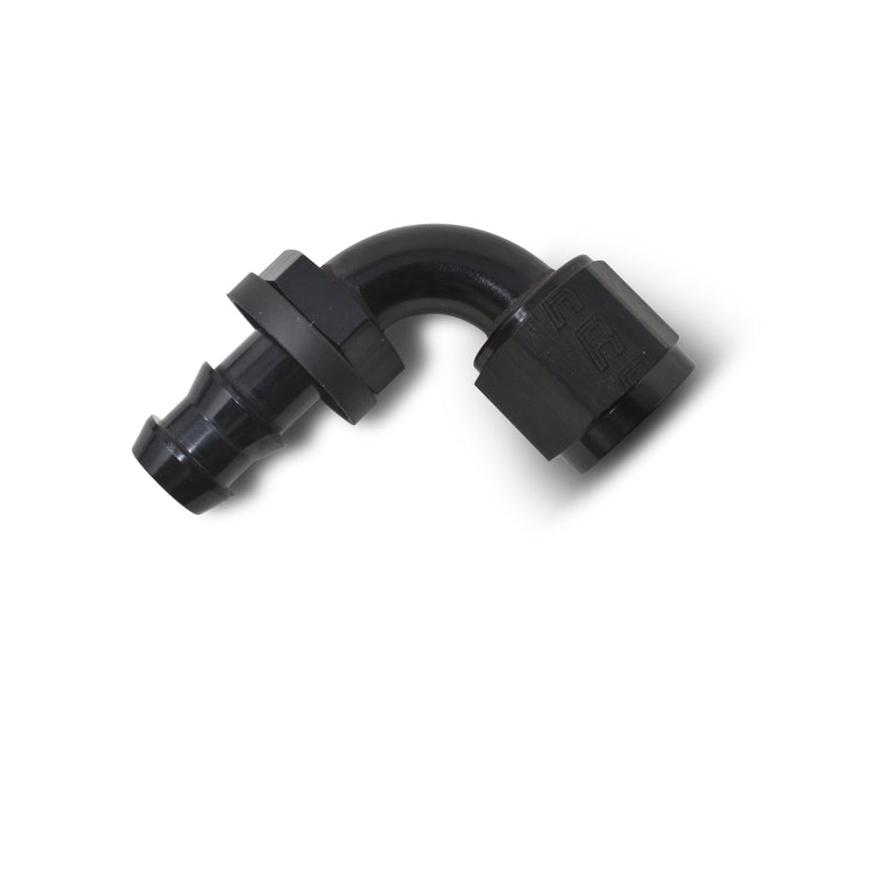 Russell Performance -10 AN Twist-Lok 90 Degree Hose End (Black) -  Shop now at Performance Car Parts