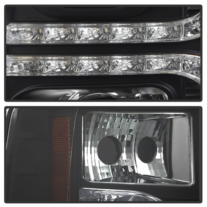Spyder Chevy Silverado 1500 07-13 V2 Projector Headlights - LED DRL - Black PRO-YD-CS07V2-DRL-BK -  Shop now at Performance Car Parts