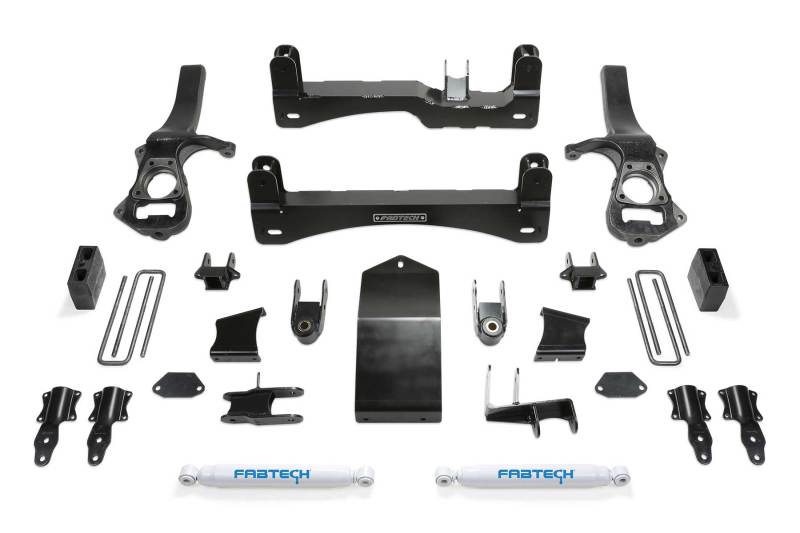 Fabtech 19-21 GM K1500 P/U 6in Basic Sys w/Perf Shks -  Shop now at Performance Car Parts