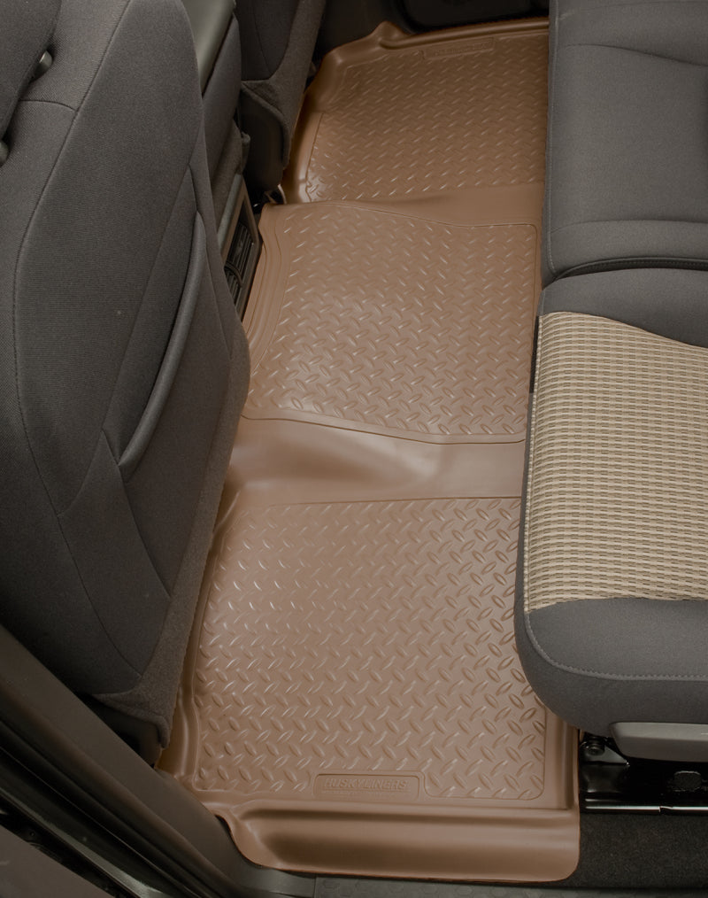 Husky Liners 97-05 Jeep Wrangler Classic Style 2nd Row Tan Floor Liners -  Shop now at Performance Car Parts
