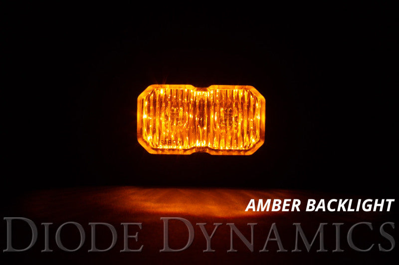 Diode Dynamics Stage Series 2 In LED Pod Sport - Yellow Flood Flush ABL Each -  Shop now at Performance Car Parts