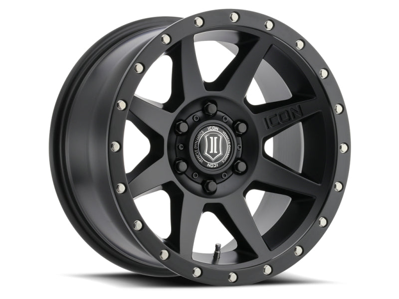 ICON Rebound 18x9 5x5 -12mm Offset 4.5in BS 71.5mm Bore Satin Black Wheel -  Shop now at Performance Car Parts