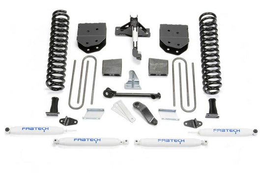 Fabtech 08-16 Ford F250/F350 4WD 4in Basic Sys w/Perf Shks