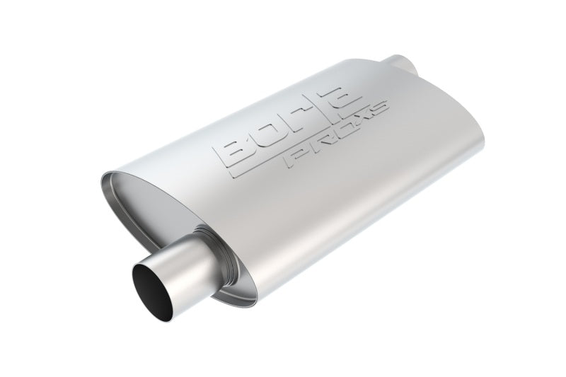 Borla Pro-XS 2.25in Tubing 14in x 4in x 9.5in Oval Offset/Offset Muffler - Performance Car Parts