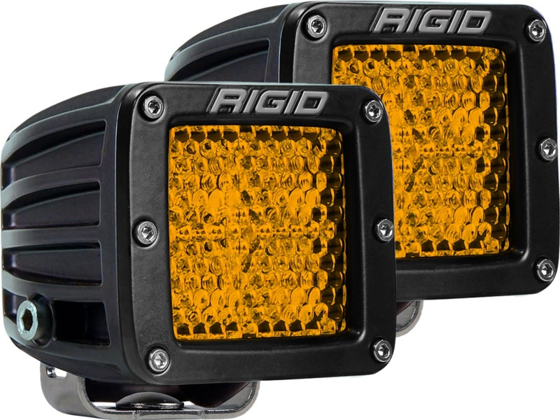 Rigid Industries D-Series - Diffused Rear Facing High/Low - Yellow - Pair -  Shop now at Performance Car Parts
