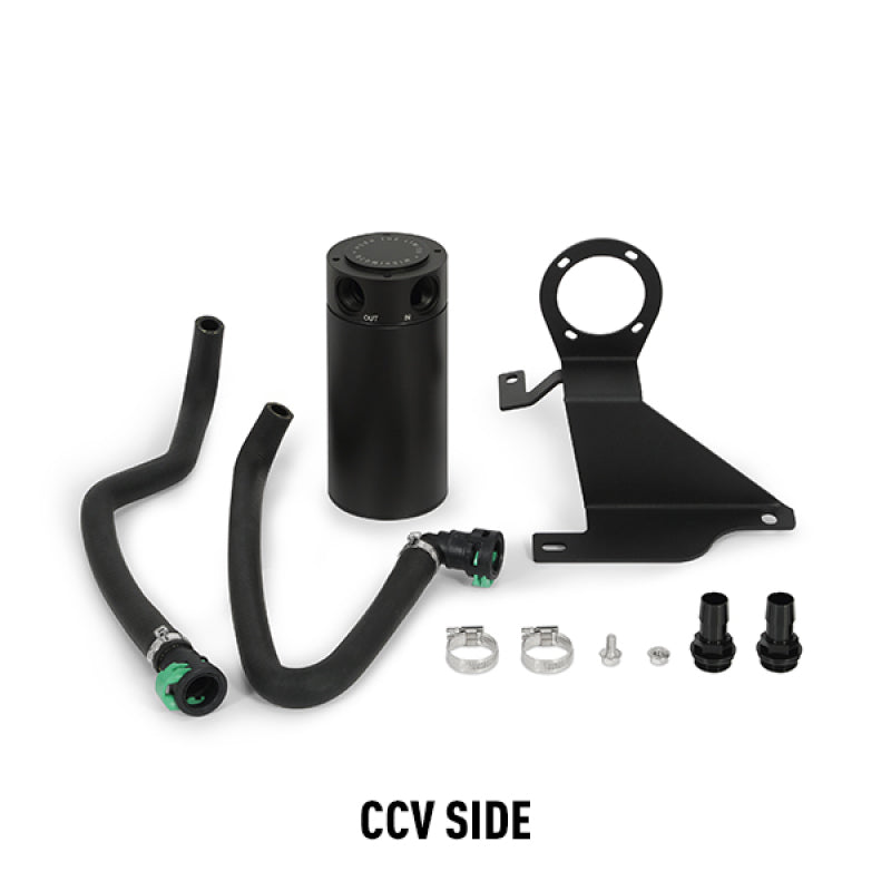 Mishimoto 11-14 Ford F-150 EcoBoost 3.5L Baffled Oil Catch Can Kit - Black -  Shop now at Performance Car Parts