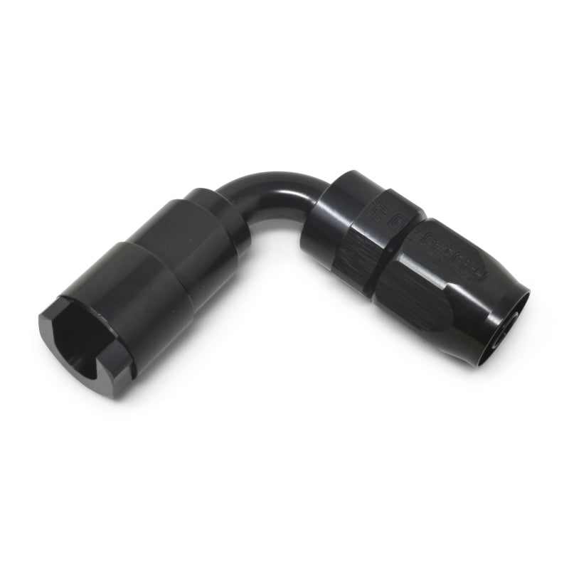 Russell Performance 3/8in SAE Quick Disc Female to -6 Hose Black 90 Degree Hose End -  Shop now at Performance Car Parts