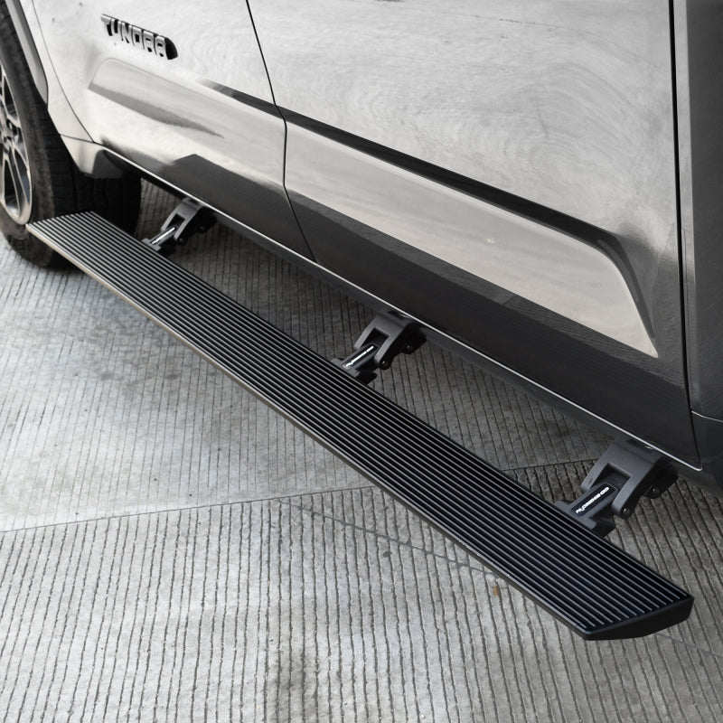 Go Rhino 22-23 Toyota Tundra CrewMax Cab 4dr E-BOARD E1 Electric Running Board Kit - Tex. Blk -  Shop now at Performance Car Parts