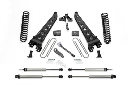 Fabtech 17-21 Ford F250/F350 4WD Diesel 4in Rad Arm Sys w/Coils & Dlss Shks