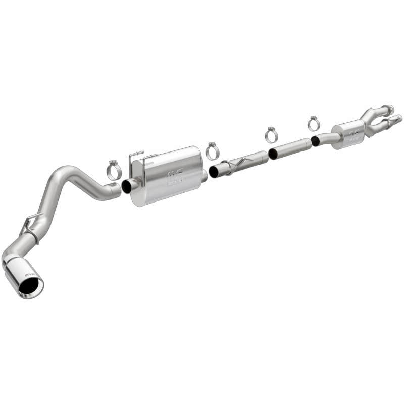 MagnaFlow 2020 Ford F250/F350 3.5in Street Series Cat-Back Exhaust Rear Passenger Exit-Polished Tip -  Shop now at Performance Car Parts