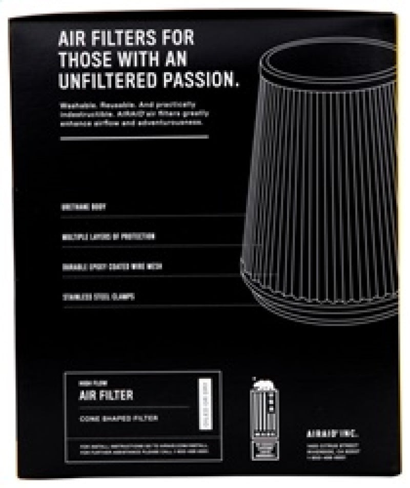 Airaid Universal Air Filter - Cone Track Day Oiled 6in x 7-1/4in x 5in x 7in -  Shop now at Performance Car Parts