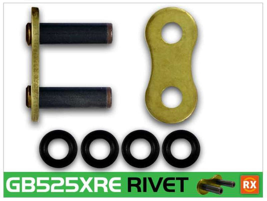 RK Chain GB525XRE-RIVET - Gold