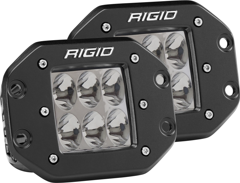Rigid Industries D2 - Flush Mount - Driving Pair -  Shop now at Performance Car Parts