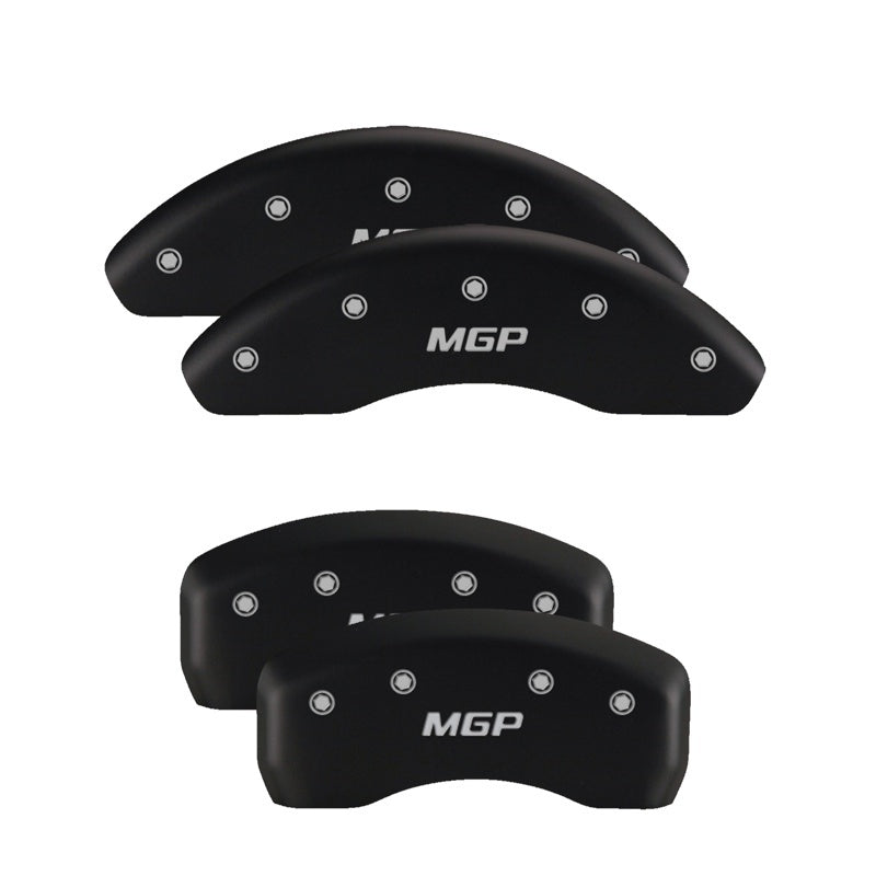 MGP 4 Caliper Covers Engraved Front & Rear SSR Red finish silver ch -  Shop now at Performance Car Parts