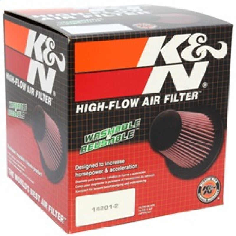 K&N Univ Rubber Round Tapered Filter 4.375in Flg ID/10 Deg Flg Angle 6in B OD/4.625in T OD/6.5in H -  Shop now at Performance Car Parts