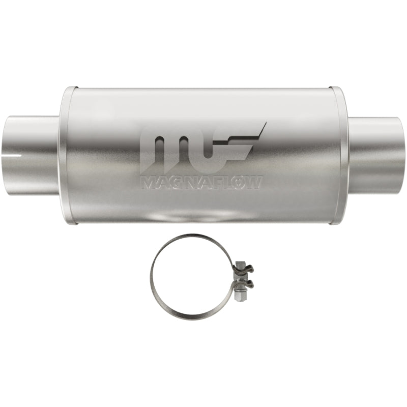 MagnaFlow Muffler Mag DSL SS 7x7x14 4in Inlet 4in Outlet -  Shop now at Performance Car Parts