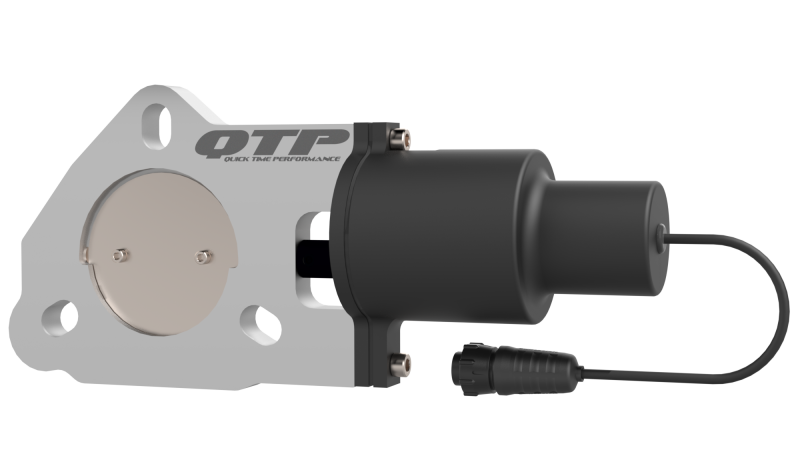 QTP 2.5in Bolt-On QTEC Electric Cutout Valve - Single -  Shop now at Performance Car Parts