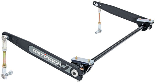 RockJock XJ Antirock Sway Bar Kit Front Bolt-On Aluminum Mounts 17in Forged Arms