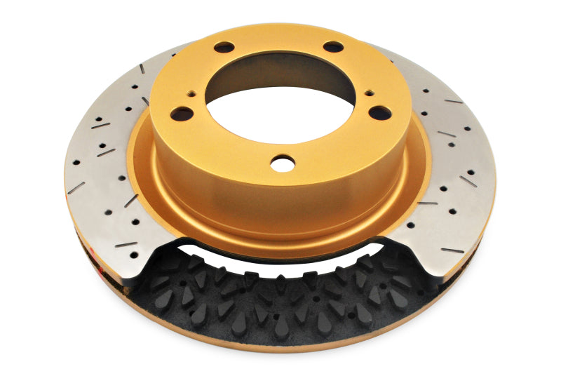 DBA 13-14 Ford Mustang GT500 w/ Brembo Front Drilled/Slotted 5000 Series 2 Piece Rotor w/ Black Hat -  Shop now at Performance Car Parts