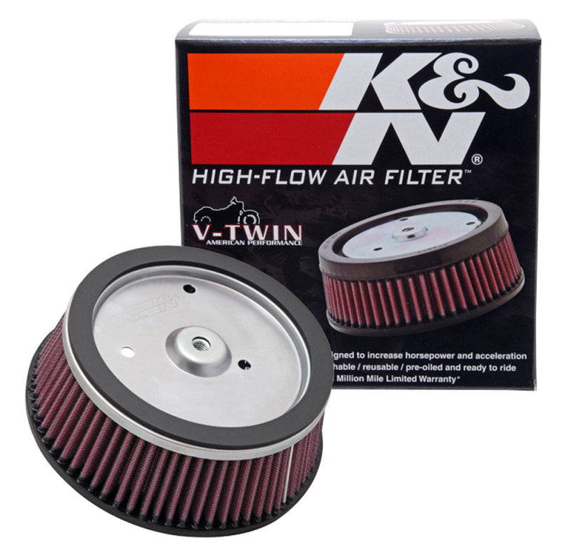 K&N Round Tapered 6.25in Base OD x 5.5in Top OD x 2.125in H Replacement Filter for Harley Davidson -  Shop now at Performance Car Parts