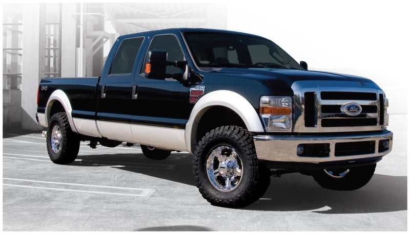 Bushwacker 08-10 Ford F-250 Super Duty Styleside OE Style Flares 4pc 81.0/96.0in Bed - Black -  Shop now at Performance Car Parts