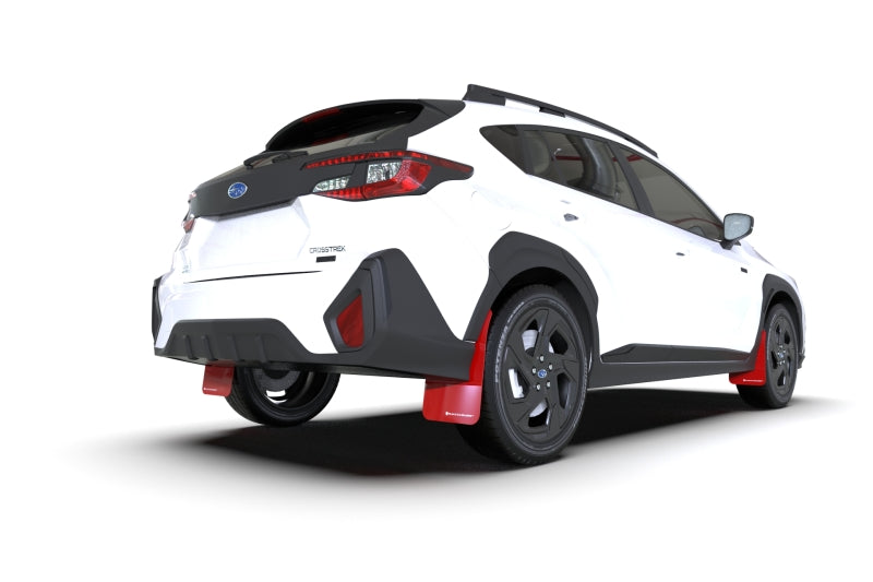 Rally Armor 2024 Subaru Crosstrek Red UR Mud Flap White Logo -  Shop now at Performance Car Parts