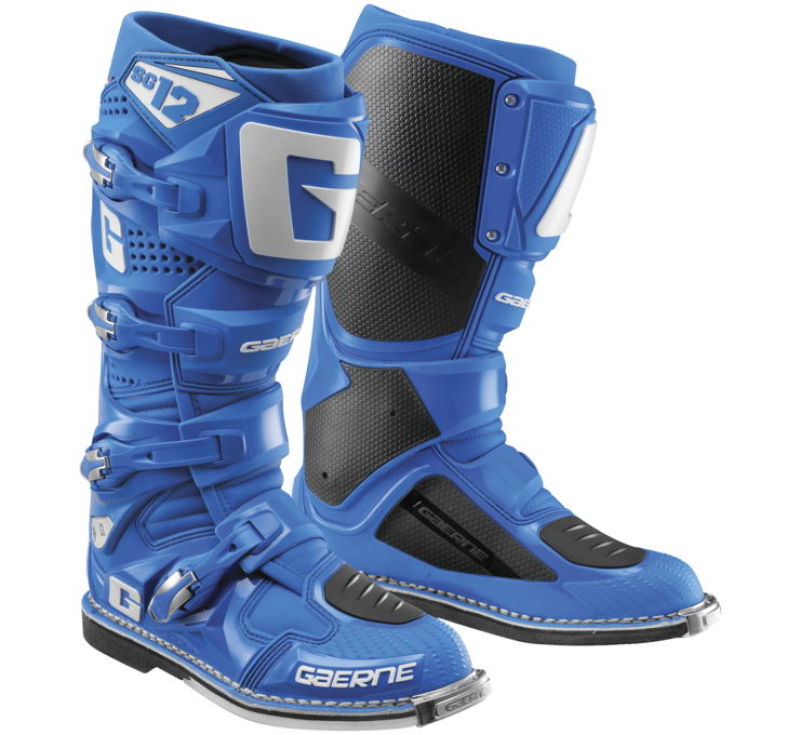 Gaerne SG12 Boot Solid Blue Size - 11 -  Shop now at Performance Car Parts