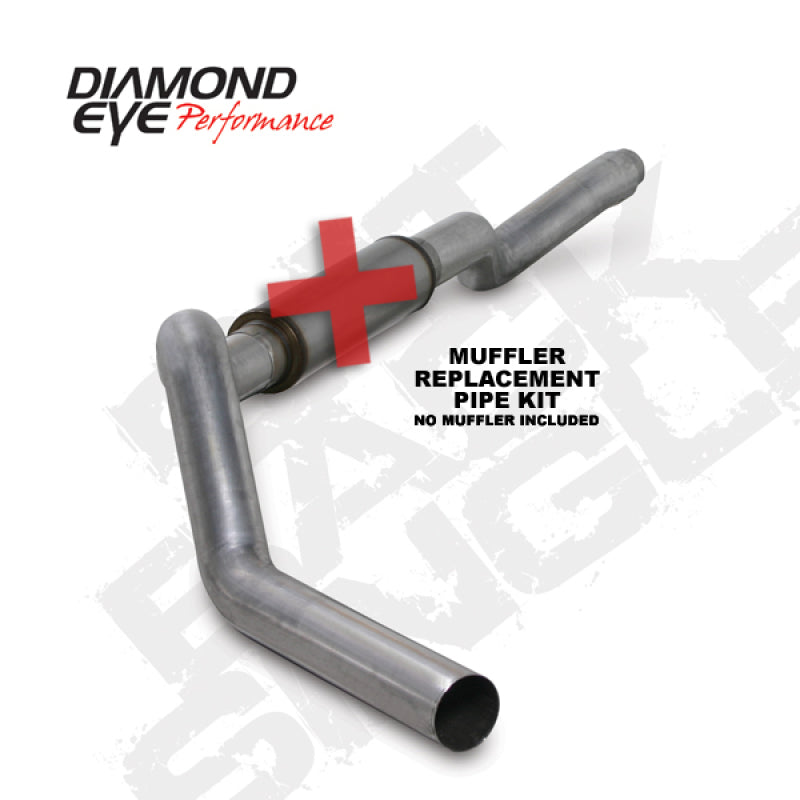 Diamond Eye KIT 5in CB MFLR RPLCMENT PIPE SGL AL: 2006-2007.5 CHEVY 6.6L 2500/3500 -  Shop now at Performance Car Parts