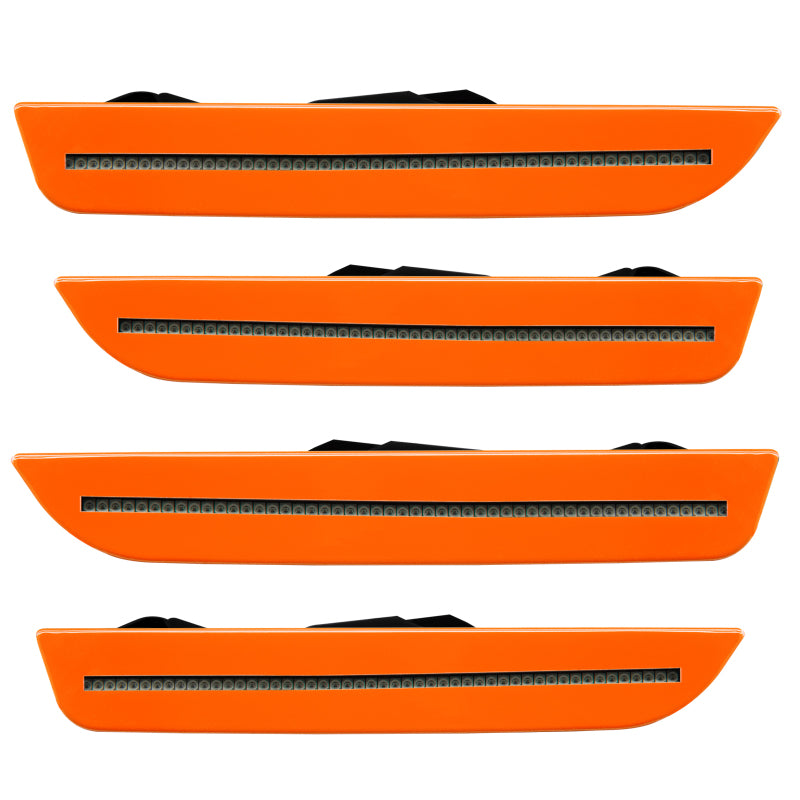 Oracle 10-14 Ford Mustang Concept Sidemarker Set - Tinted - Competition Orange (CY) -  Shop now at Performance Car Parts